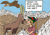 Cartoon: Capra Ibex (small) by Pascal Kirchmair tagged steinbock,alpen,jäger,chasseur,chasser,jagen,gams,gämse,gemse,cacciatore,cacciare,traquer,hunting,hunter,chasing,berge,adler,tirol,tiroler,älpler,tyrolien,tyrol,tyrolean,tirolo,tirolese,bouquetin,capricorn,stambecco,fährtensucher