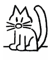 Cartoon: Crazy Cat (small) by Pascal Kirchmair tagged sparky,minou,crazy,krazy,kat,cat,katze,gato,gatto,chat,humour,umorismo,humorous,spirito,humor,illustration,drawing,zeichnung,pascal,kirchmair,cartoon,caricature,karikatur,ilustracion,dibujo,desenho,ink,disegno,ilustracao,illustrazione,illustratie,dessin,de,presse,tekening,teckning,cartum,vineta,comica,vignetta,caricatura,comic,comics,pop,art,arte,artwork,kunst,painting,pintura,malerei,peinture,öl,auf,leinwand,oil,on,canvas,huile,sur,toile