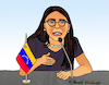 Cartoon: Delcy Rodriguez (small) by Pascal Kirchmair tagged delcy rodriguez ministra de relaciones exteriores caricatura karikatur politica abogada politikerin politik cartoon portrait retrato dibujo desenho venezuela caricature porträt ritratto disegno dessin zeichnung cintiq 21ux wacom digital art canciller