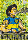 Cartoon: Diego Armando Maradona (small) by Pascal Kirchmair tagged d10s,diego,armando,maradona,la,mano,de,dios,del,diez,argentina,argentinien,argentine,maillot,football,fußball,futeball,futbol,foot,player,world,champion,du,monde,sport,sports,ink,tusche,tuschezeichnung,portrait,retrato,ritratto,porträt,illustration,drawing,zeichnung,pascal,kirchmair,cartoon,caricature,karikatur,ilustracion,dibujo,desenho,disegno,ilustracao,illustrazione,illustratie,dessin,presse,jour,art,of,the,day,tekening,teckning,cartum,vineta,comica,vignetta,caricatura,portret,cup,soccer,wm,weltmeister,campeon,mundo,mundial,campione,mondo,mondiale,campeao,do