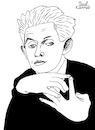 Cartoon: Egon Schiele (small) by Pascal Kirchmair tagged egon,schiele,vienna,vienne,viena,wien,tulln,illustration,drawing,zeichnung,pascal,kirchmair,cartoon,caricature,karikatur,ilustracion,dibujo,desenho,ink,disegno,ilustracao,illustrazione,illustratie,dessin,de,presse,du,jour,art,of,the,day,tekening,teckning,cartum,vineta,comica,vignetta,caricatura,portrait,retrato,ritratto,portret,genius,genie,mastermind,wiz,whizz,whiz,genio,austria,expressionism,expressionismus,kunst,jugendstil,wiener,moderne,österreich,autriche,maler,künstler,artist