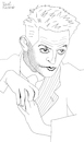 Cartoon: Egon Schiele I (small) by Pascal Kirchmair tagged krumau,spanische,grippe,expressionismus,expressionism,wiener,moderne,egon,schiele,tulln,wien,vienna,vienne,viena,illustration,drawing,zeichnung,pascal,kirchmair,cartoon,caricature,karikatur,ilustracion,dibujo,desenho,ink,disegno,ilustracao,illustrazione,illustratie,dessin,de,presse,du,jour,art,of,the,day,tekening,teckning,cartum,vineta,comica,vignetta,caricatura,portrait,retrato,ritratto,portret