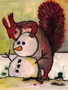 Cartoon: Eichhörnchen mit Schneemann (small) by Pascal Kirchmair tagged eichhörnchen,squirrel,ecureuil,ardilla,lo,scoiattolo,esquilo,snowman,de,neige,schnee,schneemann,bola,neve,palla,di,nieve,illustration,ink,drawing,zeichnung,pascal,kirchmair,cartoon,caricature,karikatur,ilustracion,dibujo,desenho,ilustracao,illustrazione,illustratie,dessin,presse,tekening,teckning,cartum,vineta,comica,vignetta,caricatura,tusche,tuschezeichnung,portrait,retrato,porträt,ritratto,art,arte,kunst,artwork,encre,chine,tinta,china,inchiostro,nanquim,painting,pintura,peinture,dipinto,malerei,pittura,aquarelle,aquarell,watercolor,watercolour,acuarela,snow,oachkatzl,oachkatzlschwoaf,bonhomme,figura,muneco,pupazzo,boneco