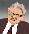 Cartoon: Elias Canetti (small) by Pascal Kirchmair tagged elias canetti cartoon caricature karikatur ilustracion illustration pascal kirchmair dibujo desenho drawing zeichnung disegno ilustracao illustrazione illustratie dessin de presse du jour art of the day tekening teckning cartum vineta comica vignetta caricatura humor humour political portrait retrato ritratto portret masse und macht crowds and power schriftsteller author literatur nobelpreis prix premio nobel prize in literature letteratura litterature literatura autor autore auteur