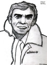 Cartoon: Ernst Happel (small) by Pascal Kirchmair tagged ernst franz hermann happel fc tirol innsbruck wien fußballtrainer coach feyenoord holland niederlande vizeweltmeister rapid pressing hollywood totale offensive rotterdam ado den haag grantler trainer soccer foot fußball football