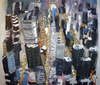 Cartoon: Winter in Manhattan (small) by Pascal Kirchmair tagged architektur,malerei