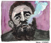 Cartoon: Fidel Castro Ruz (small) by Pascal Kirchmair tagged fidel,alejandro,castro,ruz,caricature,portrait,karikatur,zeichnung,dessin,drawing,illustration,cartoon,vignetta,cuba,libre,kuba,el,jefe,havanna,la,habana,smoking,rauchend,fumant,fumando,cohiba