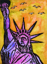 Cartoon: Freiheitsstatue (small) by Pascal Kirchmair tagged statue,ostatue,of,liberty,freiheitsstatue,estatua,de,la,libertad,portrait,retrato,ritratto,ink,drawing,dibujo,desenho,porträt,art,arte,kunst,dessin,ilustracion,watercolour,watercolor,aquarell,aquarelle,pascal,kirchmair,illustration,tusche,tuschezeichnung,zeichnung,disegno,ilustracao,illustrazione,illustratie,presse,du,jour,tekening,teckning,encre,chine,tinta,da,china,nanquim,inchiostro,di,architektur,architecture,architettura,arquitetura,arquitectura,monument,sehenswürdigkeit,new,york,manhattanf,manhattan