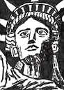 Cartoon: Freiheitsstatue (small) by Pascal Kirchmair tagged statue,of,liberty,freiheitsstatue,estatua,de,la,libertad,portrait,retrato,ritratto,ink,drawing,dibujo,desenho,porträt,art,arte,kunst,dessin,ilustracion,watercolour,watercolor,aquarell,aquarelle,pascal,kirchmair,illustration,tusche,tuschezeichnung,zeichnung,disegno,ilustracao,illustrazione,illustratie,presse,du,jour,tekening,teckning,encre,chine,tinta,da,china,nanquim,inchiostro,di,architektur,architecture,architettura,arquitetura,arquitectura,monument,sehenswürdigkeit,new,york,manhattan