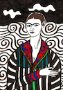 Cartoon: Frida Kahlo (small) by Pascal Kirchmair tagged frida,kahlo,illustration,drawing,zeichnung,pascal,kirchmair,political,cartoon,caricature,karikatur,ilustracion,dibujo,desenho,black,sepia,ink,disegno,ilustracao,illustrazione,illustratie,dessin,de,presse,du,jour,art,of,the,day,tekening,teckning,cartum,vineta,comica,vignetta,caricatura,portrait,retrato,ritratto,portret,kunst,watercolor,watercolour,aquarell,künstler,artist,artista,mexico,mexiko,painting,peinture,dipinto,pittura,pintura,cuadro,quadro,arte,tusche,inchiostro,tinta,china,encre,chine,nanquim,porträt