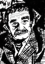 Cartoon: Gabriel Garcia Marquez (small) by Pascal Kirchmair tagged gabriel,garcia,marquez,kunst,artwork,illustration,ink,drawing,tusche,tuschezeichnung,encre,de,chine,tinta,china,inchiostro,nanquim,zeichnung,pascal,kirchmair,cartoon,caricature,karikatur,ilustracion,dibujo,desenho,disegno,ilustracao,illustrazione,illustratie,dessin,presse,du,jour,art,of,the,day,tekening,teckning,cartum,vineta,comica,vignetta,caricatura,portrait,porträt,portret,retrato,ritratto,künstler,artist,artiste,artista,arte,schriftsteller,mexico,mexiko,mexique,caribe,karibik,aracataca,colombie,colombia,kolumbien