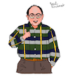 Cartoon: George Costanza (small) by Pascal Kirchmair tagged newyork manhattan upper west side sitcom seinfeld george costanza jason alexander cartoon caricature karikatur ilustracion illustration pascal kirchmair dibujo desenho drawing zeichnung disegno ilustracao illustrazione illustratie dessin de presse du jour art of the day tekening teckning cartum vineta comica vignetta caricatura humor humour political portrait retrato ritratto portret serie series tv