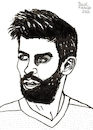 Cartoon: Gerard Pique (small) by Pascal Kirchmair tagged gerard,pique,shakira,barca,fc,barcelona,dibuix,art,arte,kunst,sport,sports,deporte,foot,soccer,fußball,football,futbol,futebol,artist,hollywood,illustration,drawing,zeichnung,pascal,kirchmair,cartoon,caricature,karikatur,ilustracion,dibujo,desenho,ink,disegno,ilustracao,illustrazione,illustratie,dessin,de,presse,du,jour,of,the,day,tekening,teckning,cartum,vineta,comica,vignetta,caricatura,portrait,porträt,portret,retrato,ritratto,primera,division,spanien,espana,espagne,katalonien,catalogne,catalonia,cataluna,catalogna,catalunha,catalunya