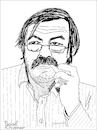 Cartoon: Günter Grass (small) by Pascal Kirchmair tagged günter grass german novelist poet playwright illustrator graphic artist sculptor nobel prize literature caricature cartoon karikatur portrait retrato pascal kirchmair dibujo drawing desenho zeichnung portret ritratto cartum tekening teckning dessin ilustracion ilustracao illustrazione illustration illustratie danzig germany lübeck schriftsteller beim häuten der zwiebel blechtrommel autor künstler maler zeichner grafiker