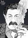 Cartoon: Günter Grass (small) by Pascal Kirchmair tagged günter,grass,illustration,drawing,zeichnung,pascal,kirchmair,cartoon,caricature,karikatur,ilustracion,dibujo,desenho,ink,disegno,ilustracao,illustrazione,illustratie,dessin,de,presse,du,jour,art,of,the,day,tekening,teckning,cartum,vineta,comica,vignetta,caricatura,portrait,retrato,ritratto,portret,kunst,writer,author,autor,autore,auteur,schriftsteller,danzig,lübeck,germany,deutschland,nobel,prize,literature,literatur,premio,prix,literatura,nobelpreis,beim,häuten,der,zwiebel,blechtrommel,tin,drum