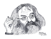 Cartoon: Harry Rowohlt (small) by Pascal Kirchmair tagged harry,rowohlt,eppendorf,illustration,drawing,zeichnung,pascal,kirchmair,cartoon,caricature,karikatur,ilustracion,dibujo,desenho,ink,disegno,ilustracao,illustrazione,illustratie,dessin,de,presse,du,jour,art,of,the,day,tekening,teckning,cartum,vineta,comica,vignetta,caricatura,portrait,retrato,ritratto,portret,kunst,writer,author,autor,autore,auteur,schriftsteller,hamburg,germany,deutschland,literature,literatur,literatura,die,zeit,poohs,corner