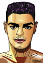 Cartoon: Hatem Ben Arfa (small) by Pascal Kirchmair tagged hatem ben arfa caricature portrait karikatur cartoon dessin fußball foot football soccer player france