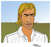 Cartoon: Herve Renard (small) by Pascal Kirchmair tagged herve,renard,losc,lille,entraineur,caricature,dessin,karikatur,cartoon,humour,foot,football,soccer,fußball