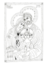 Cartoon: Holy family (small) by Pascal Kirchmair tagged heilige,familie,holy,family,la,sainte,famille,sacra,famiglia,santa,sagrada,familia,mother,mary,virgem,virgen,vergine,maria,marie,jesus,christus,christ,cristo,jesucristo,gesu,child,vierge,virgin,jungfrau,kind,deus,dio,sohn,gottes,gott,dieu,god,son,fils,figlio,bambino,sao,heiliger,dios,ink,tusche,tuschezeichnung,portrait,retrato,ritratto,porträt,illustration,drawing,zeichnung,pascal,kirchmair,cartoon,caricature,karikatur,ilustracion,dibujo,desenho,disegno,ilustracao,illustrazione,illustratie,dessin,de,presse,du,jour,art,of,the,day,tekening,teckning,cartum,vineta,comica,vignetta,caricatura,portret,filho,nosso,senhor