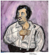 Cartoon: Honore de Balzac (small) by Pascal Kirchmair tagged honore de balzac portrait retrato ritratto dessin zeichnung caricature karikatur dibujo desenho disegno quadro cuadro painting peinture dipinto pintura