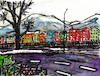 Cartoon: Innsbruck-Mariahilf (small) by Pascal Kirchmair tagged mariahilfstraße,innsbruck,marktplatz,mariahilf,winter,alpine,tiroler,bergdorf,winterlandschaft,tyrolean,landscape,paysage,hiver,tyrolien,paesaggio,tirolese,inverno,paisaje,tiroles,invierno,paisagem,mountain,mountains,gebirge,berge,gemälde,painting,peinture,pittura,pintura,dipinto,alpen,dibuix,illustration,drawing,zeichnung,pascal,kirchmair,ilustracion,dibujo,desenho,disegno,ilustracao,illustrazione,illustratie,dessin,du,jour,art,of,the,day,tekening,teckning,watercolor,watercolour,aquarell,aquarelle,acquerello,acquarella,acuarela,aguarela,aquarela,alps,alpes,alpi,bild,cuadro,quadro,picture,artwork,arte,kunst,malerei,astrattto,abstracto,abstrato,alpin,alpenlandschaft,landschaft,montanhosa,alpino,montagna,austria,austriaco,autriche,österreich