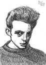 Cartoon: James Dean (small) by Pascal Kirchmair tagged actors,studio,lee,strasberg,james,dean,east,of,eden,indiana,manhattan,new,york,upper,side,academy,awards,oscar,oscars,author,autor,autore,auteur,filmmaker,artist,art,hollywood,illustration,drawing,zeichnung,pascal,kirchmair,cartoon,caricature,karikatur,ilustracion,dibujo,desenho,ink,disegno,ilustracao,illustrazione,illustratie,dessin,de,presse,du,jour,the,day,tekening,teckning,cartum,vineta,comica,vignetta,caricatura,portrait,porträt,portret,retrato,ritratto,actor,acting,schauspieler,rebell,rebel,without,cause,clue,giant,arte,kunst,artwork,sexy,sensual,sensuel