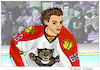 Cartoon: Jaromir Jagr (small) by Pascal Kirchmair tagged jaromir jagr nhl florida panthers lnh caricature cartoon karikatur illustration drawing pascal kirchmair vineta comica vignetta ice hockey player eishockey usa dibujo desenho disegno zeichnung dessin