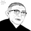 Cartoon: Jean-Paul Sartre (small) by Pascal Kirchmair tagged jean paul sartre illustration drawing zeichnung pascal kirchmair cartoon caricature karikatur ilustracion dibujo desenho ink disegno ilustracao illustrazione illustratie dessin de presse du jour art of the day tekening teckning cartum vineta comica vignetta caricatura portrait retrato ritratto portret kunst writer author autor autore auteur schriftsteller literature literatur philosophe philosophy philosopher philosophie paris france communism marxism socialist socialism politics simone beauvoir frankreich francia parigi