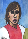 Cartoon: Johan Cruyff (small) by Pascal Kirchmair tagged johan,cruyff,portrait,cartoon,caricature,karikatur,ajax,amsterdam,holland,niederlande,dutch,football,footn,pays,bas,paesi,bassi,netherlands,paises,bajos