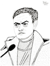 Cartoon: Jose Mourinho (small) by Pascal Kirchmair tagged manager,fc,chelsea,real,madrid,as,roma,rome,rom,head,coach,portugal,portogallo,portuguese,porto,manu,manchester,united,art,arte,kunst,sport,sports,deporte,foot,soccer,fußball,football,futbol,futebol,brasilien,bresil,brasil,brazil,santos,manhattan,new,york,cosmos,upper,east,side,artist,hollywood,illustration,drawing,zeichnung,pascal,kirchmair,cartoon,caricature,karikatur,ilustracion,dibujo,desenho,ink,disegno,ilustracao,illustrazione,illustratie,dessin,de,presse,du,jour,of,the,day,tekening,teckning,cartum,vineta,comica,vignetta,caricatura,portrait,porträt,portret,retrato,ritratto,actor,acting,schauspieler