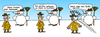 Cartoon: Kamikaze (small) by Pascal Kirchmair tagged schneeball,schneemann,kamikaze