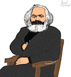 Cartoon: KARL MARX (small) by Pascal Kirchmair tagged 200,jahre,karl,marx,cartoon,zeichnung,desenho,caricature,illustration,ilustracion,pascal,kirchmair,portrait,retrato,ritratto,drawing,dibujo,disegno,ilustracao,illustrazione,illustratie,dessin,du,jour,art,of,the,day,tekening,teckning,cartum,vineta,comica,vignetta,caricatura,karikatur,ink,immagine,image,bild,imagen,imagem,arte,london,capital,kapital,marxismus,marxism,marxismo,marxisme,trier