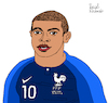 Cartoon: Kylian Mbappe (small) by Pascal Kirchmair tagged kylian mbappe cartoon caricature karikatur ilustracion illustration pascal kirchmair desenho drawing zeichnung dibujo disegno ilustracao illustrazione illustratie dessin de presse du jour art of the day tekening teckning cartum vineta comica vignetta caricatura humor humour portrait retrato ritratto portret porträt artiste artista artist künstler paris france psg saint germain weltmeister world cup 2018 russia champion monde foot football futebol futbol soccer