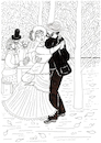 Cartoon: La danse a Bougival (small) by Pascal Kirchmair tagged suzanne,valadon,paul,lhote,tanz,in,dance,at,bougival,la,danse,pierre,auguste,renoir,dancing,tanzen,ball,bal,soiree,dansante,baile,bailar,ballo,bailando,danza,artist,artiste,artista,kunst,künstler,illustration,sepia,ink,drawing,tusche,tuschezeichnung,zeichnung,pascal,kirchmair,cartoon,caricature,karikatur,ilustracion,dibujo,desenho,disegno,ilustracao,illustrazione,illustratie,dessin,de,presse,du,jour,art,of,the,day,tekening,teckning,cartum,vineta,comica,vignetta,caricatura,portrait,porträt,portret,retrato,ritratto,arte