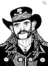 Cartoon: Lemmy Kilmister (small) by Pascal Kirchmair tagged motörhead,lemmy,kilmister,sänger,country,pop,star,musik,musiker,musician,music,singer,songwriter,composer,illustration,drawing,zeichnung,pascal,kirchmair,cartoon,caricature,karikatur,ilustracion,dibujo,desenho,ink,disegno,ilustracao,illustrazione,illustratie,dessin,de,presse,du,jour,art,of,the,day,tekening,teckning,cartum,vineta,comica,vignetta,caricatura,portrait,portret,retrato,ritratto,porträt,drugs,and,rock,roll,band,bass,bassist