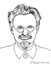 Cartoon: Leon Trotsky (small) by Pascal Kirchmair tagged russia,ussr,udssr,urss,cccp,russland,rossija,russie,rusia,trotski,trotzky,leo,trotzki,leon,trotsky,porträt,dibuix,illustration,drawing,zeichnung,pascal,kirchmair,cartoon,caricature,karikatur,ilustracion,dibujo,desenho,ink,disegno,ilustracao,illustrazione,illustratie,dessin,de,presse,du,jour,art,of,the,day,tekening,teckning,cartum,vineta,comica,vignetta,caricatura,portrait,retrato,ritratto,portret,russian,revolution,revolucion,revolucao,rivoluzione,trotzkismus,trotskyism