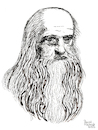 Cartoon: Leonardo da Vinci (small) by Pascal Kirchmair tagged leonardo,da,vinci,porträt,arte,illustration,drawing,zeichnung,pascal,kirchmair,political,cartoon,caricature,karikatur,ilustracion,dibujo,desenho,ink,disegno,ilustracao,illustrazione,illustratie,dessin,de,presse,du,jour,art,of,the,day,tekening,teckning,cartum,vineta,comica,vignetta,caricatura,portrait,retrato,ritratto,portret,kunst,künstler,artist,artista,maler,architekt,italien,bildhauer,anatom,mechaniker,ingenieur,naturphilosoph,philosoph,berühmt,universalgelehrter,italy,florenz,florence,italie,firenze,italia,florencia,florenca,toskana,tuscany,toscana,toscane,encre,chine,tinta,china,inchiostro,nanquim,tusche,tuschezeichnung,sepia,and,black