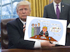 Cartoon: Liar Trump (small) by Pascal Kirchmair tagged donald,trump,incompetence,fake,news,cartoon,caricature,karikatur,liar,dibujo,desenho,zeichnung,drawing,dessin