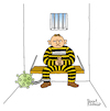 Cartoon: Lockdown (small) by Pascal Kirchmair tagged lockdown confinement cartoon illustration confinamiento encierro confinamento quarantäne quarentena cuarentena quarantaine ink pandemie pandemic pandemia corona covid19 coronavirus malattie malattia maladie enfermedad malady sick sickness illness disease virus tod erkrankung muerte death mort morte drawing zeichnung pascal kirchmair political caricature karikatur ilustracion dibujo desenho disegno ilustracao illustrazione illustratie dessin de presse du jour art of the day tekening teckning cartum vineta comica vignetta caricatura politik politica angst paura peur fear temor miedo epidemie österreich austria autriche