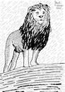 Cartoon: Löwe (small) by Pascal Kirchmair tagged lion,leao,leon,leo,leone,löwe,dessin,zeichnung,portrait,retrato,ritratto,porträt,art,arte,kunst,predator,raubkatze,predateur,felin,felino,fauve,predador,predatore,big,cat,cats,katzen,gatos,gatti,chats,illustration,ink,drawing,pascal,kirchmair,cartoon,caricature,karikatur,ilustracion,dibujo,desenho,disegno,ilustracao,illustrazione,illustratie,de,presse,tekening,teckning,cartum,vineta,comica,vignetta,caricatura,tusche,tuschezeichnung,encre,chine,tinta,china,inchiostro,nanquim,artwork