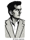 Cartoon: Ludwig Wittgenstein (small) by Pascal Kirchmair tagged ludwig,wittgenstein,caricature,karikatur,cartoon,philosoph,philosopher,austria