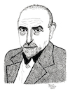 Cartoon: Luigi Pirandello (small) by Pascal Kirchmair tagged luigi,pirandello,il,fu,mattia,pascal,nobel,prize,nobelpreis,prix,premio,absurdes,theater,theatre,absurd,literatur,literature,schriftsteller,author,autor,autore,auteur,writer,illustration,ink,drawing,tusche,tuschezeichnung,zeichnung,kirchmair,cartoon,caricature,karikatur,ilustracion,dibujo,desenho,disegno,ilustracao,illustrazione,illustratie,dessin,de,presse,du,jour,art,of,the,day,tekening,teckning,cartum,vineta,comica,vignetta,caricatura,portrait,porträt,portret,retrato,ritratto