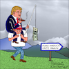 Cartoon: Make America hate again! (small) by Pascal Kirchmair tagged donald trump big money cartoon make america great hate again karikatur caricature pascal kirchmair vignetta dibujo desenho dessin humour humor usa president united states