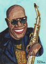 Cartoon: Manu Dibango (small) by Pascal Kirchmair tagged manu,dibango,caricature,afrika,africa,afrique,yabassi,duala,image,bild,karikatur,cartoon,pascal,kirchmair,illustration,saxophonist,vibraphonist,pianist,kamerun,cameroun,musicien,musiker,douala,jazz,musician,chanteur,sänger,singer,funk,world,music,traditio