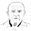 Cartoon: Pablo Picasso (small) by Pascal Kirchmair tagged pablo picasso cartoon caricature karikatur drawing zeichnung illustration illustrazione pascal kirchmair ilustracion portrait retrato dibujo desenho ritratto disegno ilustracao illustratie dessin du jour art of the day tekening teckning cartum vineta comica vignetta caricatura artist artista artiste kunst künstler maler painter peintre pintor pittore wacom cintiq 21 ux digital