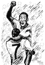 Cartoon: Pele and Jairzinho (small) by Pascal Kirchmair tagged jairzinho,pele,edson,arantes,do,nascimento,art,arte,kunst,sport,sports,deporte,foot,soccer,fußball,football,futbol,futebol,brasilien,bresil,brasil,brazil,fc,santos,manhattan,new,york,cosmos,upper,east,side,artist,hollywood,illustration,drawing,zeichnung,pascal,kirchmair,cartoon,caricature,karikatur,ilustracion,dibujo,desenho,ink,disegno,ilustracao,illustrazione,illustratie,dessin,de,presse,du,jour,of,the,day,tekening,teckning,cartum,vineta,comica,vignetta,caricatura,portrait,porträt,portret,retrato,ritratto,actor,acting,schauspieler,giant,black,pearl,die,schwarze,perle,70,1970,wm,coupe,monde,weltmeisterschaft,copa,del,mundial,mondiali,calcio,world,cup,fifa,campionato,mondiale,mundo