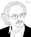 Cartoon: Peter Handke (small) by Pascal Kirchmair tagged nobelpreis,für,literatur,nobel,prize,in,literature,2019,peter,handke,austria,österreich,griffen,kärnten,schriftsteller,author,autor,autore,auteur,writer,illustration,drawing,zeichnung,pascal,kirchmair,cartoon,caricature,karikatur,ilustracion,dibujo,desenho,ink,disegno,ilustracao,illustrazione,illustratie,dessin,de,presse,du,jour,art,of,the,day,tekening,teckning,cartum,vineta,comica,vignetta,caricatura,portrait,porträt,portret,retrato,ritratto