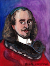 Cartoon: Pierre Corneille (small) by Pascal Kirchmair tagged pierre corneille portrait caricature karikatur retrato dibujo dessin drawing ritratto desenho illustration pascal kirchmair cartoon vignetta france ilustracion ilustracao disegno rouen paris porträt