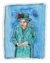 Cartoon: Queen Elizabeth II (small) by Pascal Kirchmair tagged queen,elizabeth,ii,windsor,castle,windsors,cartoon,caricature,karikatur,ilustracion,illustration,pascal,kirchmair,dibujo,desenho,drawing,zeichnung,disegno,ilustracao,illustrazione,illustratie,dessin,de,presse,du,jour,art,of,the,day,tekening,teckning,cartum,vineta,comica,vignetta,caricatura,humor,humour,portrait,retrato,ritratto,portret,porträt,england,united,kingdom,great,little,britain,großbritannien