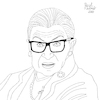 Cartoon: RBG (small) by Pascal Kirchmair tagged supreme,court,justice,usa,ruth,bader,ginsburg,rbg,politicien,politiker,politician,femme,politique,dibuix,illustration,drawing,zeichnung,pascal,kirchmair,cartoon,caricature,karikatur,ilustracion,dibujo,desenho,ink,disegno,ilustracao,illustrazione,illustratie,dessin,de,presse,du,jour,art,of,the,day,tekening,teckning,cartum,vineta,comica,vignetta,caricatura,portrait,porträt,portret,retrato,ritratto,united,states